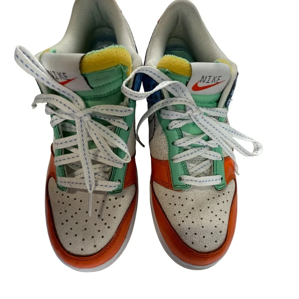 Grade School Nike Dunk Low 'Nike 101' (GS)‎ Kids 7Y Multi Color [DX3363-100]